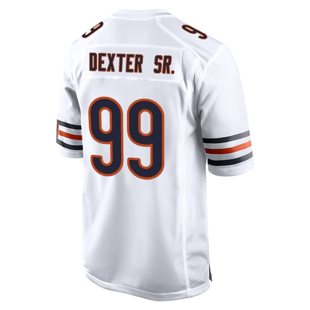 C.Bears #99 Gervon Dexter Sr. Player White Home Game BALCE Stitched Jerseys