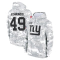 NY.Giants #49 Tremaine Edmunds Player Arctic Camo Salute to Service Pullover Hoodies Limited Game BALCE Stitched Jerseys