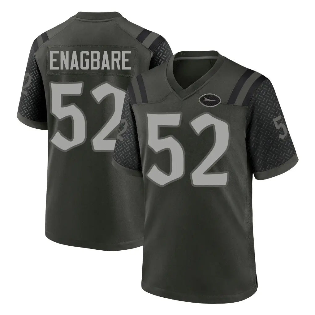 NY.Jets #52 Kingsley Enagbare Player Green 2025 Rivalries Collection Home Game BALCE Stitched Jerseys