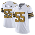 NO.Saints #55 Kaden Elliss Player White Limited Color Rush Home Game BALCE Stitched Jerseys