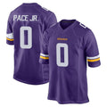 M.Vikings #0 Ivan Pace Jr. Player Purple Home Game BALCE Stitched Jerseys