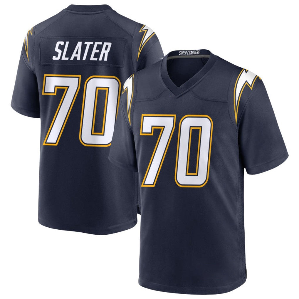 LA.Chargers #70 Rashawn Slater Player Navy Alternate Home Game BALCE Stitched Jerseys