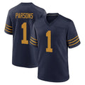 GB.Packers #1 Micah Parsons Player Navy The 1923 Classic Home Game BALCE Stitched Jerseys