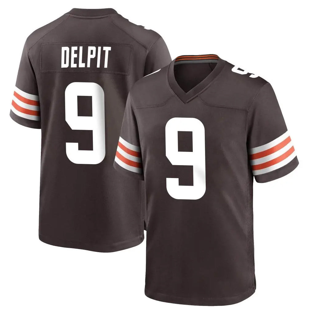C.Browns #9 Grant Delpit Player Brown Home Game BALCE Stitched Jerseys