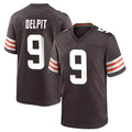 C.Browns #9 Grant Delpit Player Brown Home Game BALCE Stitched Jerseys