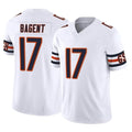 C.Bears #17 Tyson Bagent Player White Vapor F.U.S.E. Limited Home Game BALCE Stitched Jerseys