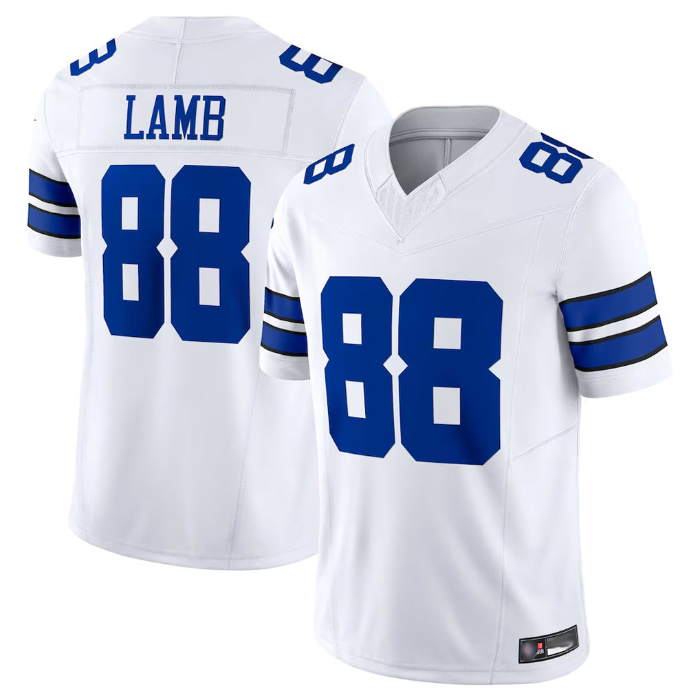 D.Cowboys #88 CeeDee Lamb Player White Limited Vapor F.U.S.E. Home Game BALCE Stitched Jerseys