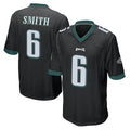P.Eagles #6 DeVonta Smith Player Black Home Game BALCE Stitched Jerseys