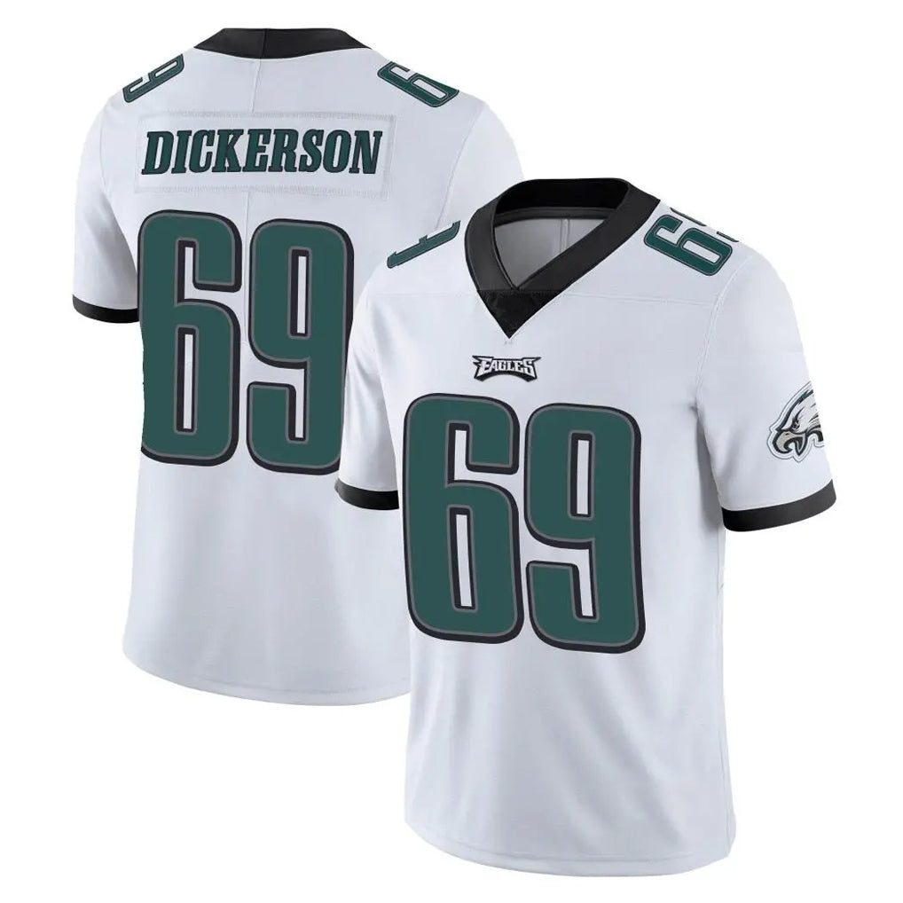 P.Eagles #69 Landon Dickerson Player White Limited Vapor Untouchable Home Game BALCE Stitched Jerseys