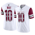 W.Commanders #10 Tress Way Player White Limited Vapor Home Game BALCE Stitched Jerseys