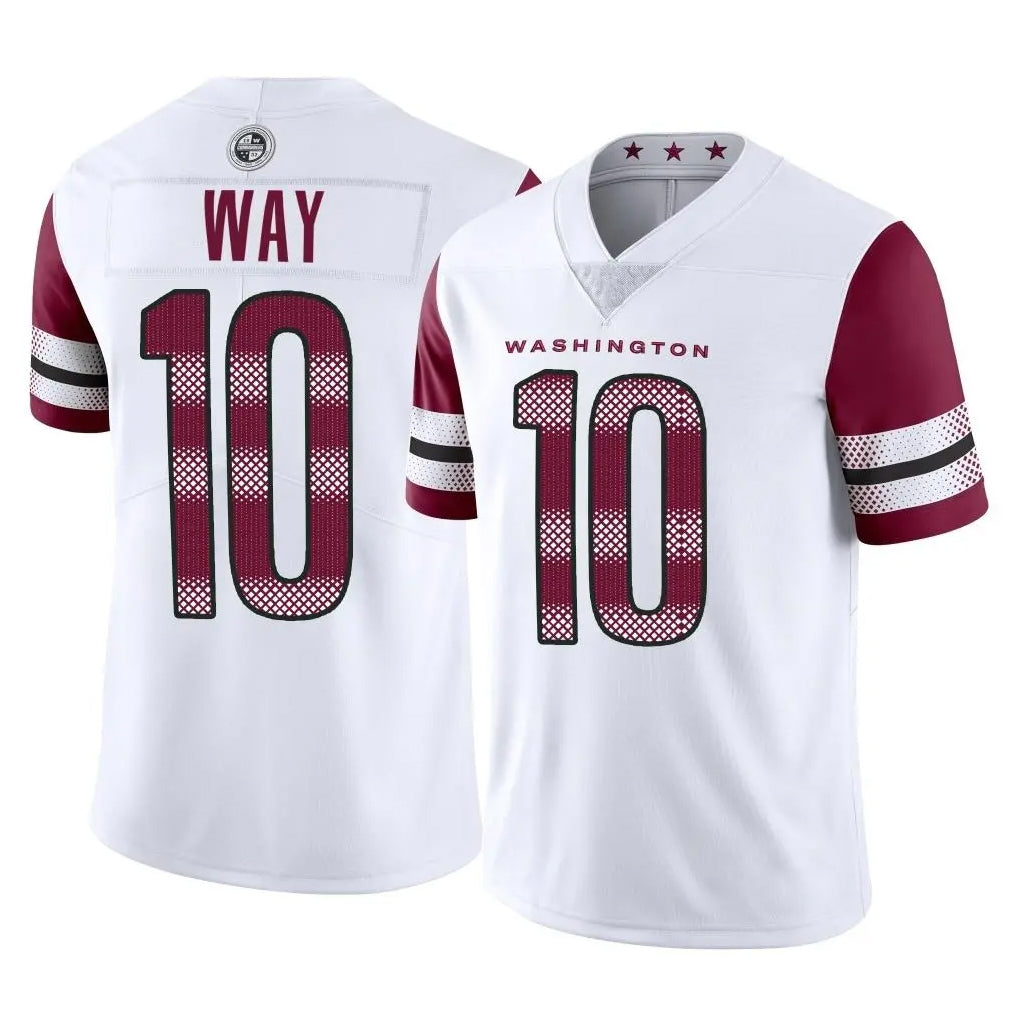 W.Commanders #10 Tress Way Player White Limited Vapor Home Game BALCE Stitched Jerseys