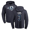 LA.Rams #3 Kam Curl Player Navy Pullover Hoodie Limited Game BALCE Stitched Jerseys
