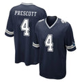 D.Cowboys #4 Dak Prescott Player Navy Home Game BALCE Stitched Jerseys