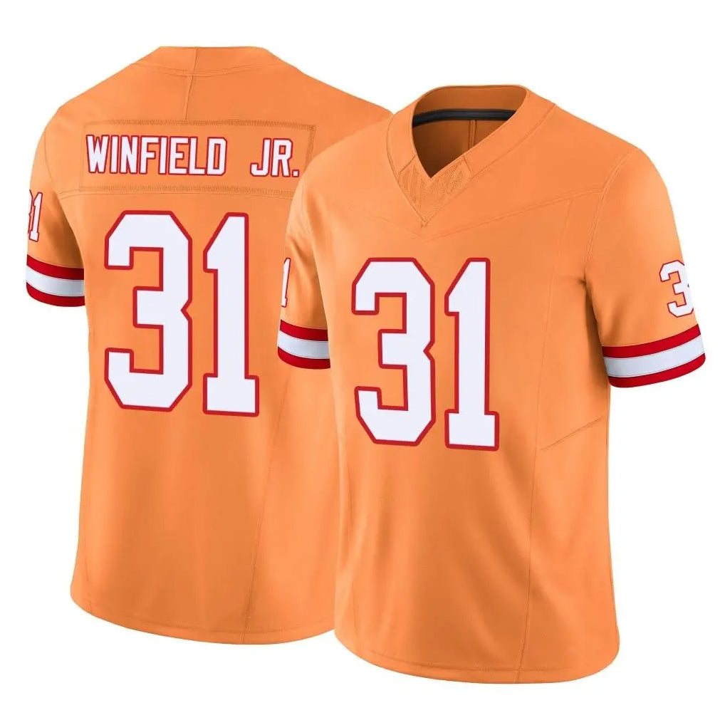 TB.Buccaneers #31 Antoine Winfield Jr. Player Orange Limited Vapor F.U.S.E. Home Game BALCE Stitched Jerseys