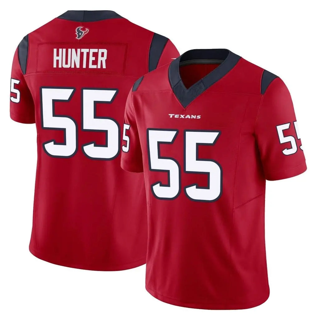 H.Texans #55 Danielle Hunter Player Red Limited Vapor F.U.S.E. Home Game BALCE Stitched Jerseys