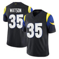 LA.Rams #35 Jaylen Watson Player Black Midnight Rivalries Collection Limited Home Game BALCE Stitched Jerseys