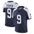 D.Cowboys #9 KaVontae Turpin Player Navy-White Limited Alternate Vapor Untouchable Home Game BALCE Stitched Jerseys