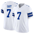 D.Cowboys #7 Rashan Gary Player White Limited Vapor F.U.S.E. Home Game BALCE Stitched Jerseys