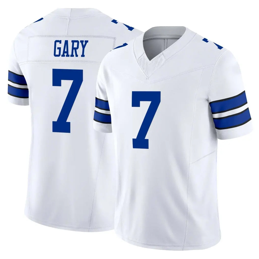 D.Cowboys #7 Rashan Gary Player White Limited Vapor F.U.S.E. Home Game BALCE Stitched Jerseys