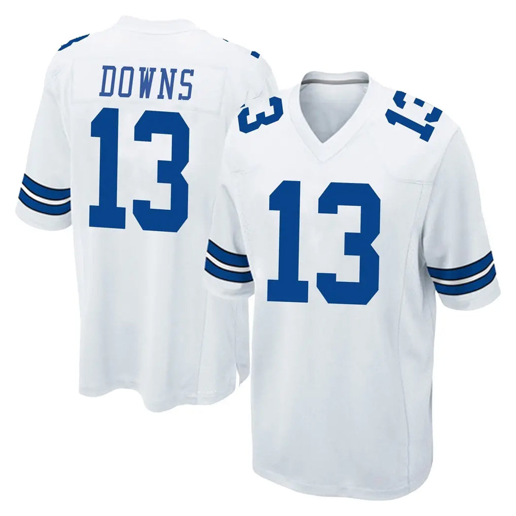 D.Cowboys #13 Caleb Downs Player White Home Game BALCE Stitched Jerseys