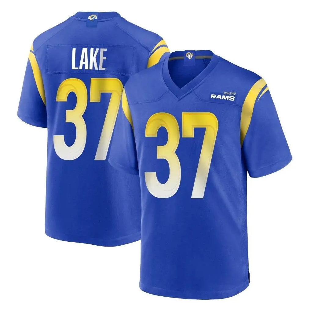 LA.Rams #37 Quentin Lake Player Royal Home Game BALCE Stitched Jerseys