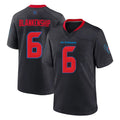 H.Texans #6 Reed Blankenship Player Navy 2nd Alternate Home Game BALCE Stitched Jerseys