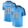 T.Titans #20 Tony Pollard Player Light Blue Limited Color Rush Home Game BALCE Stitched Jerseys