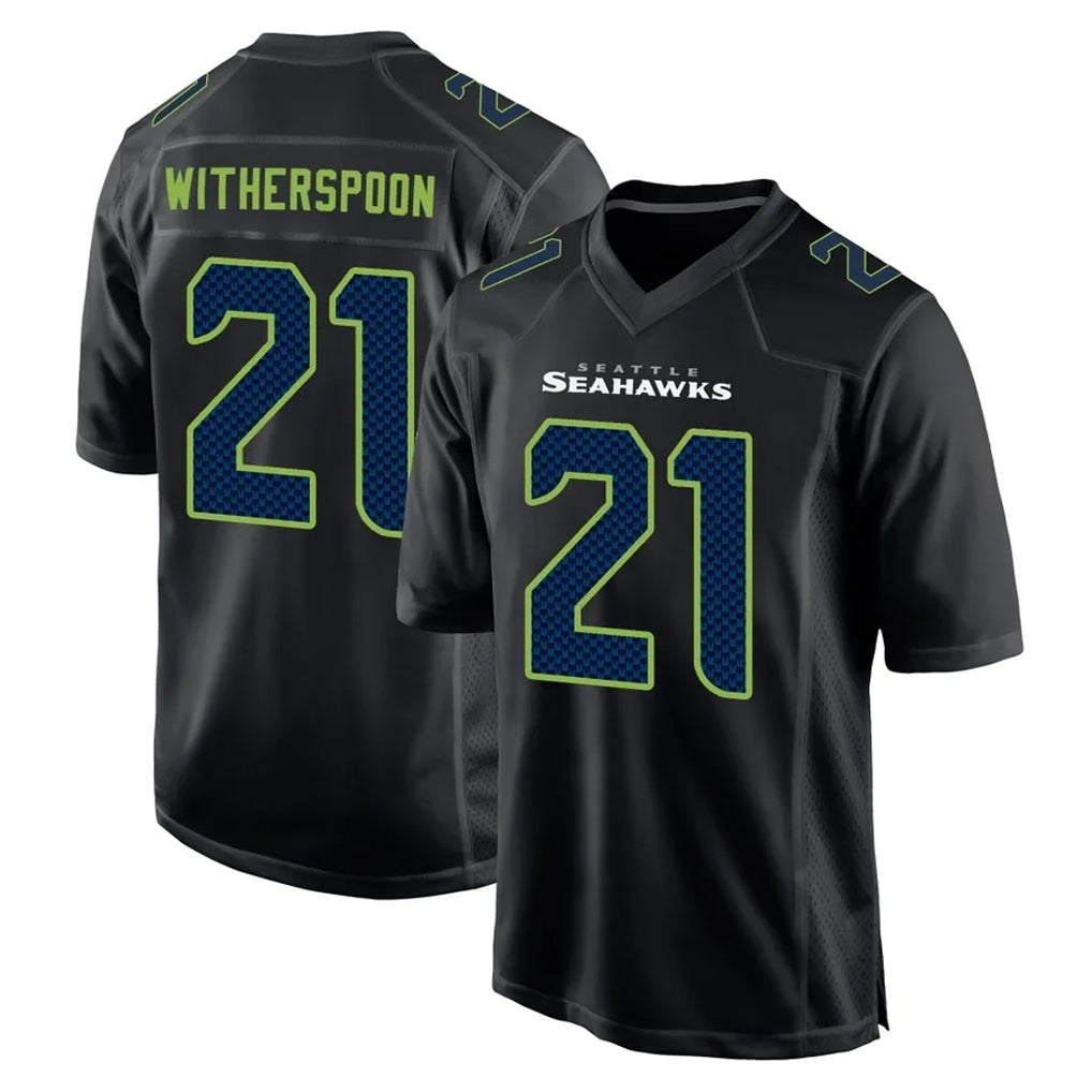 S.Seahawks #21 Devon Witherspoon Player Black Limited Fashion Home Game BALCE Stitched Jerseys