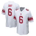 NY.Giants #6 Jaxson Dart Player White Home Game BALCE Stitched Jerseys