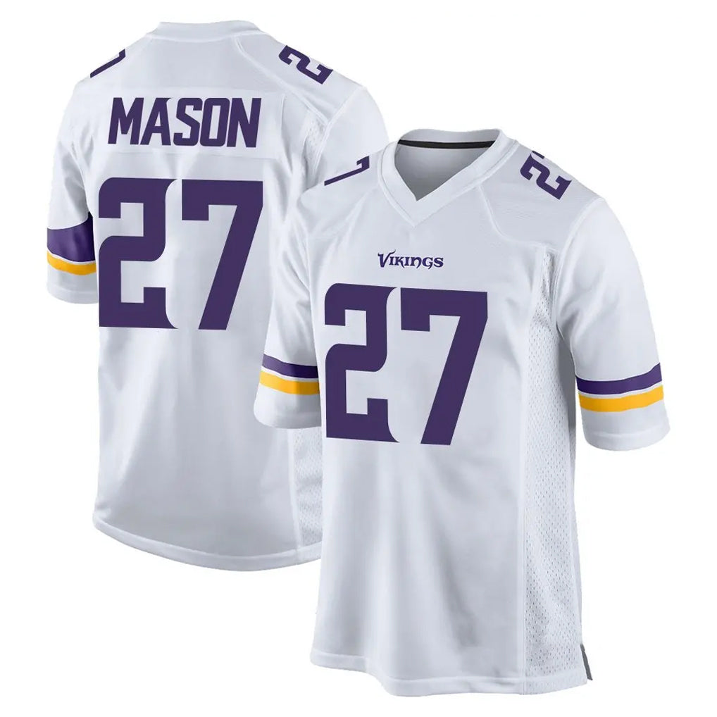 M.Vikings #27 Jordan Mason Player White Home Game BALCE Stitched Jerseys