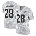 M.Dolphins #28 De'Von Achane Player Arctic Camo Salute To Service Limited Game BALCE Stitched Jerseys