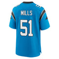C.Panthers #51 Sam Mills Player Blue Home Game BALCE Stitched Jerseys