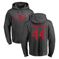 SF.49ers #44 Kyle Juszczyk Player Anthracite Pullover Hoodies Home Game BALCE Stitched Jerseys