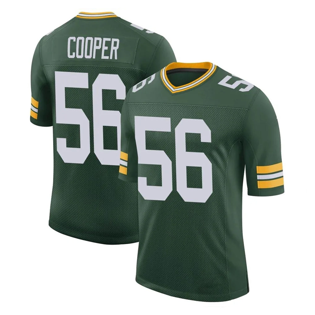 GB.Packers #56 Edgerrin Cooper Player Green Limited Classic Home Game BALCE Stitched Jerseys