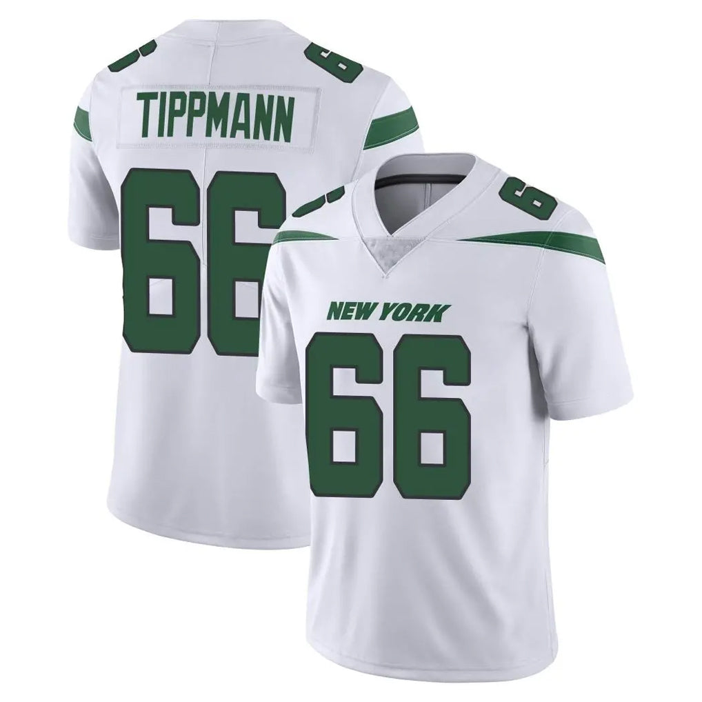 NY.Jets #66 Joe Tippmann Player White Spotlight Limited Vapor Home Game BALCE Stitched Jerseys
