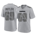 LV.Raiders #69 Adam Butler Player Gray Atmosphere Fashion Limited Game BALCE Stitched Jerseys
