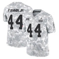 C.Browns #44 Harold Fannin Jr. Player Arctic Camo Salute to Service Limited Home Game BALCE Stitched Jerseys