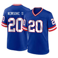 NY.Giants #20 Greg Newsome II Player Royal Classic Home Game BALCE Stitched Jerseys