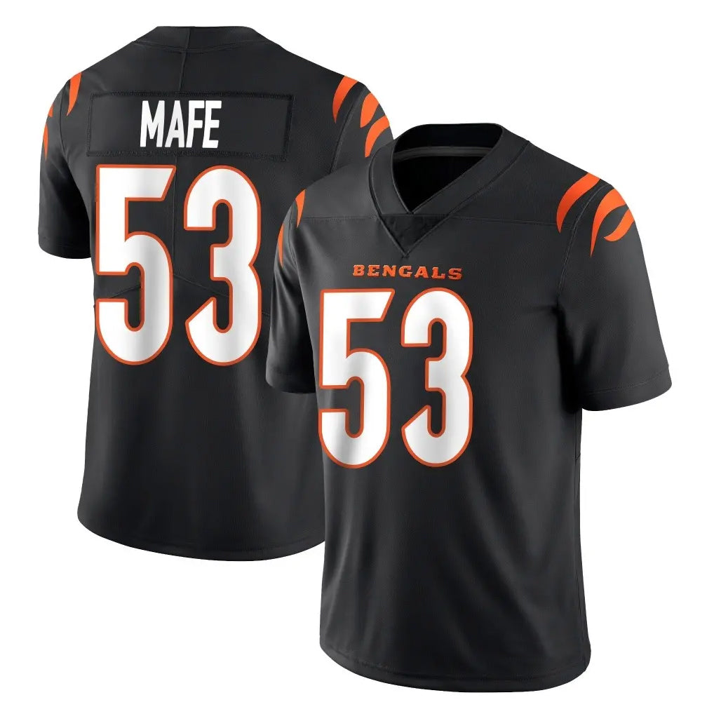C.Bengals #53 Boye Mafe Player Black Vapor Untouchable Limited Home Game BALCE Stitched Jerseys