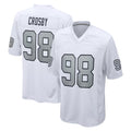 LV.Raiders #98 Maxx Crosby Player White Alternate Home Game BALCE Stitched Jerseys