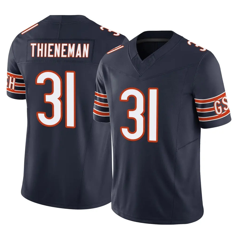 C.Bears #31 Dillon Thieneman Player Navy Vapor F.U.S.E. Limited Home Game BALCE Stitched Jerseys