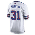 B.Bills #31 Maxwell Hairston Player White Home Game BALCE Stitched Jerseys