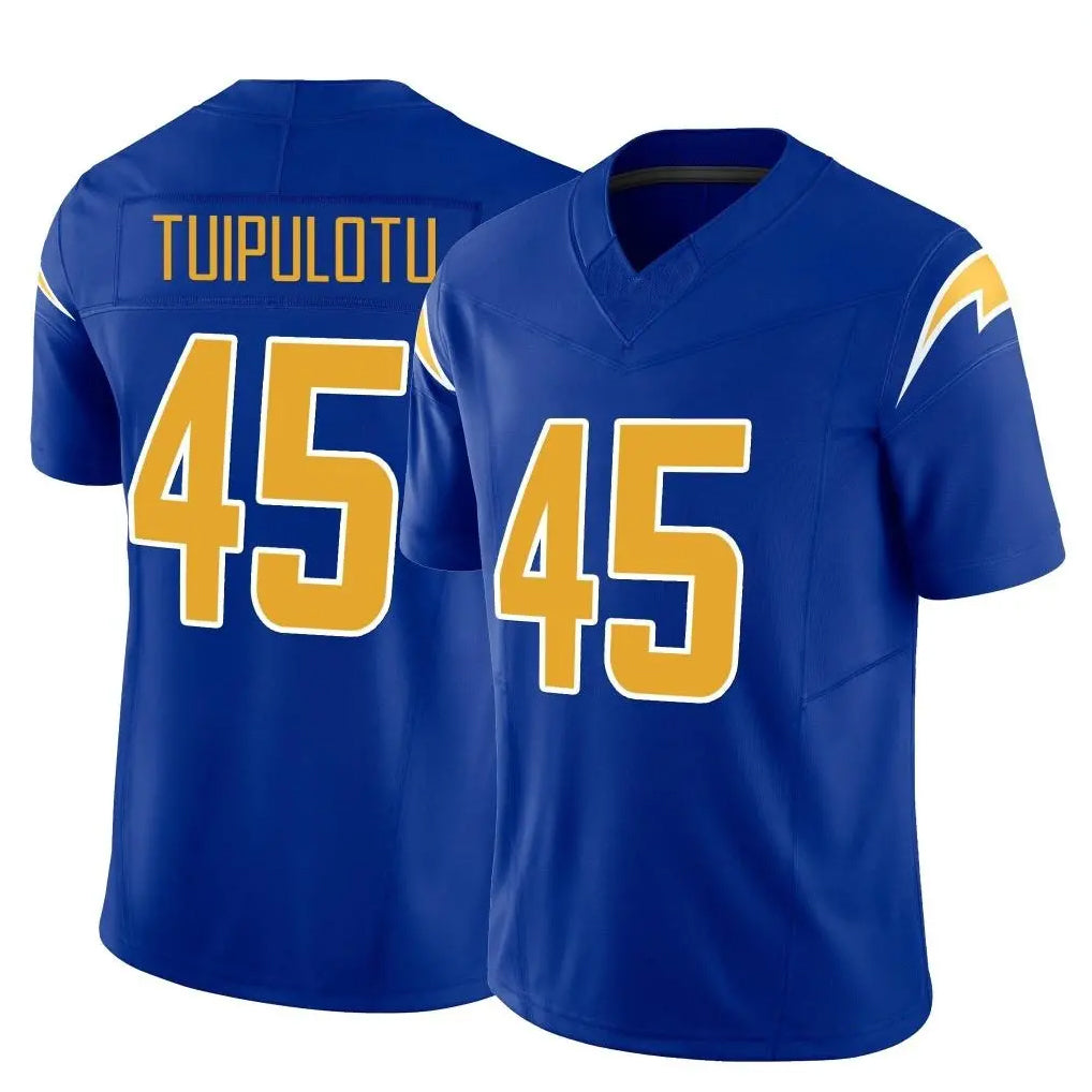 LA.Chargers #45 Tuli Tuipulotu Player Royal Limited Vapor F.U.S.E. Home Game BALCE Stitched Jerseys