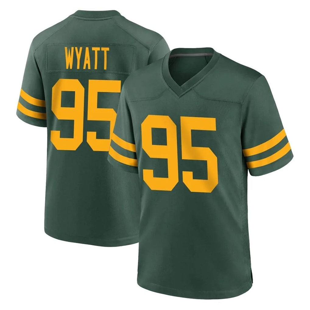 GB.Packers #95 Devonte Wyatt Player Green Alternate Home Game BALCE Stitched Jerseys