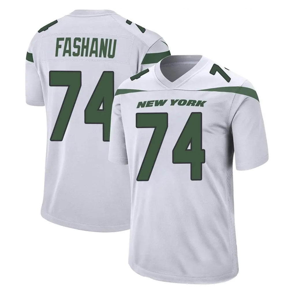 NY.Jets #74 Olu Fashanu Player White Spotlight Home Game BALCE Stitched Jerseys