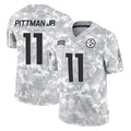 P.Steelers #11 Michael Pittman Jr. Player Arctic Camo Limited Salute To Service Home Game BALCE Stitched Jerseys