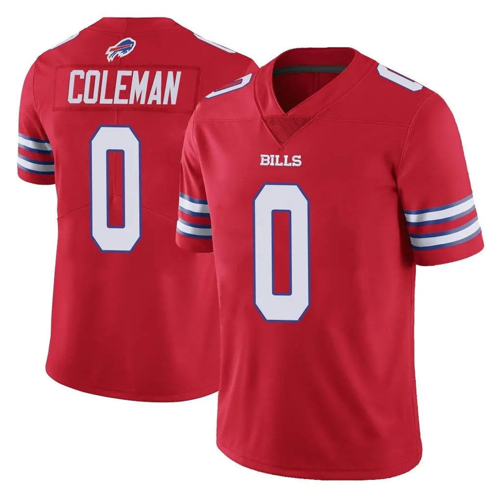 B.Bills #0 Keon Coleman Player Red Vapor Untouchable Limited BALCE Stitched Jerseys