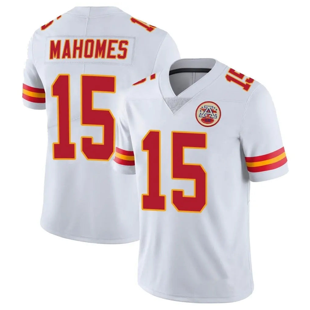 KC.Chiefs #15 Patrick Mahomes Player White Limited Vapor Untouchable Home Game BALCE Stitched Jerseys
