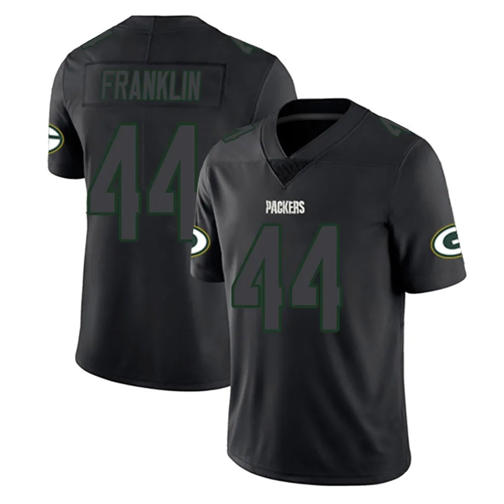 GB.Packers #44 Zaire Franklin Player Black Impact Limited Home Game BALCE Stitched Jerseys