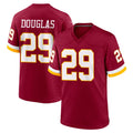 W.Commanders #29 Rasul Douglas Player Burgundy Game Home BALCE Stitched Jerseys